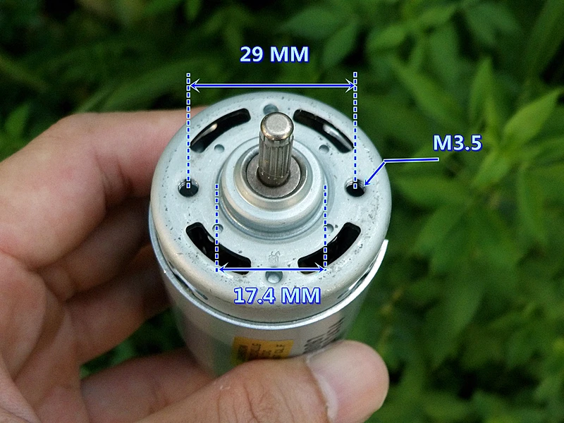 JOHNSON DC751 (2) XLLG DC24V-DC110V silnik z dużym momentem obrotowym