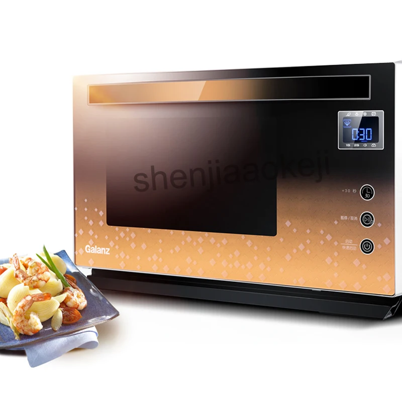 Household Microwave Oven Electric Microwaves Classic Mini-ovens touch screen intelligent lightwave oven 23L  1pc