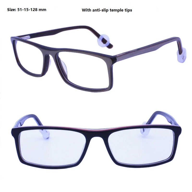 

retailsale 15215 classic fullrim qute rectangle shape flexible hinge vintage acetate colorful prescription eyeglasses for boy