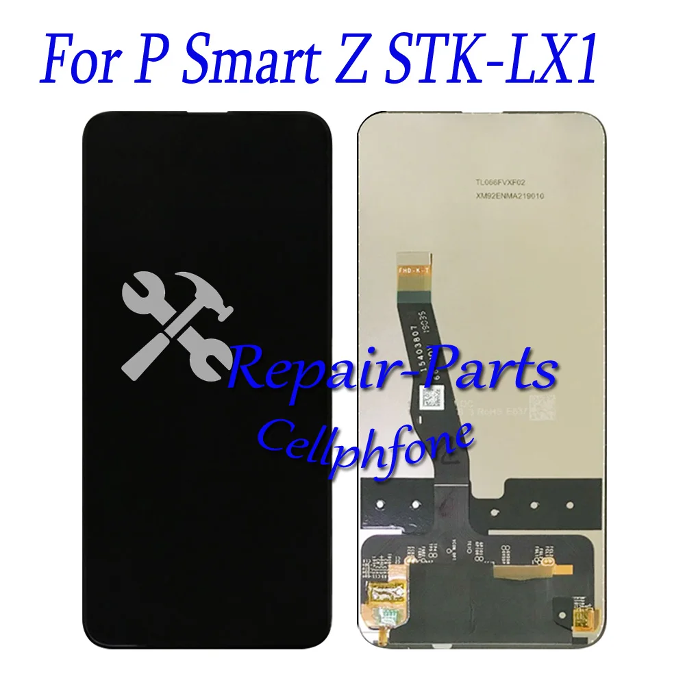 

New 6.59 inch Full LCD display + Touch Screen Digitizer Assembly + Frame Cover For Hua wei P Smart Z STK-LX1 / STK-L21
