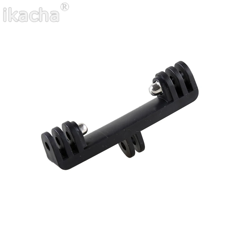 Double Bracket Bridge Connector Adapter Monopod Tripod For Gopro Hero 9 5 4 3+ Sjcam For Xiaomi Yi 4k Camera Accessories