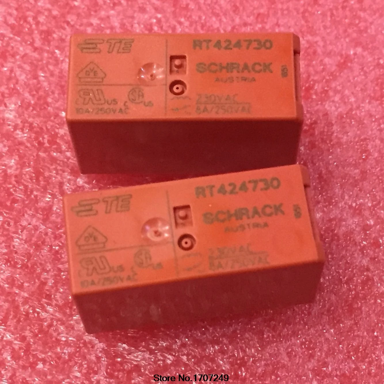 

Free Shipping 100% new original relay 10pcs/lot TE SCHRACK RTE24730 230VAC 8A 8PIN