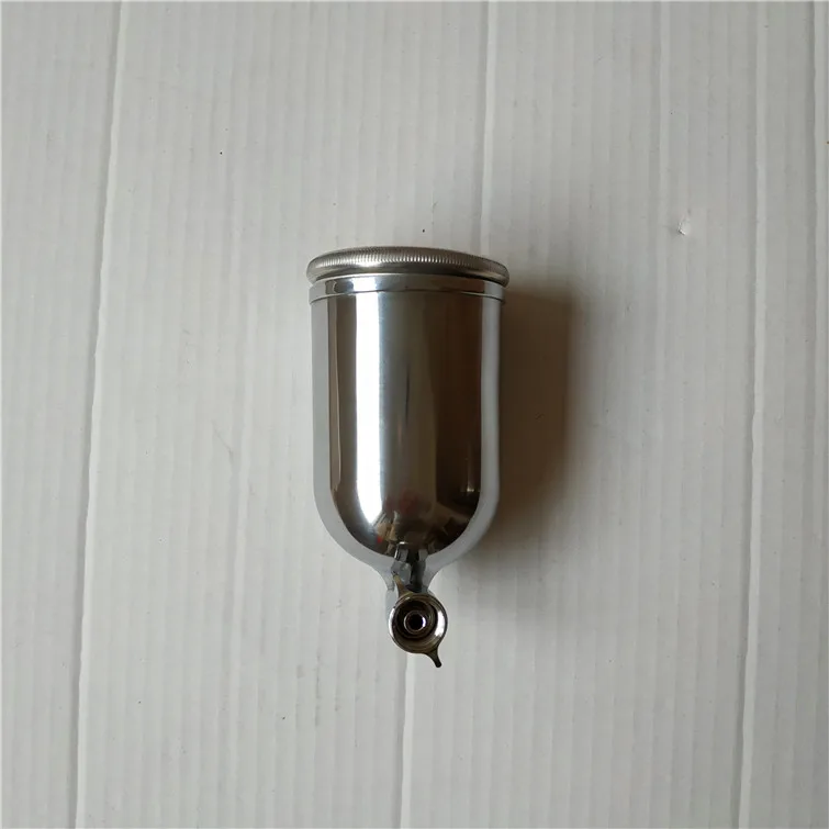 Darmowa wysyłka 400cc plastikowy kubek 400cc aluminiowy kubek 200cc aluminiowy kubek pistolet natryskowy butelka malowanie beczka 1/4 "PF łatwe, aby poradzić sobie z