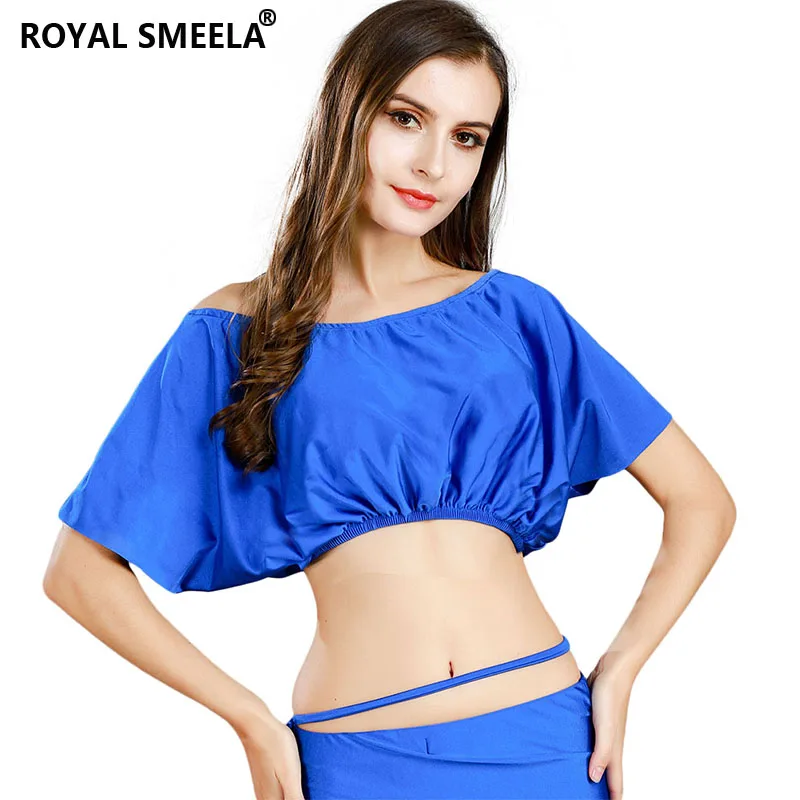 Bellydance Tops Belly Dance Costume Women\'s Top Sexy Top Crop Tops Belly dancing Elastic Short Top Class lesson Practice clothes