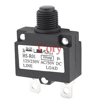 1Pc 10A Spare Part 2 Pins HS-R01 Momentary Press Button Switch 125/250VAC 50VDC