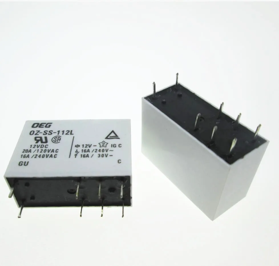 HOT NEW 12V relay OZ-SS-112L OZ-SS-112L-12VDC OZSS112L 12V DC12V 12VDC 16A 240VAC DIP8