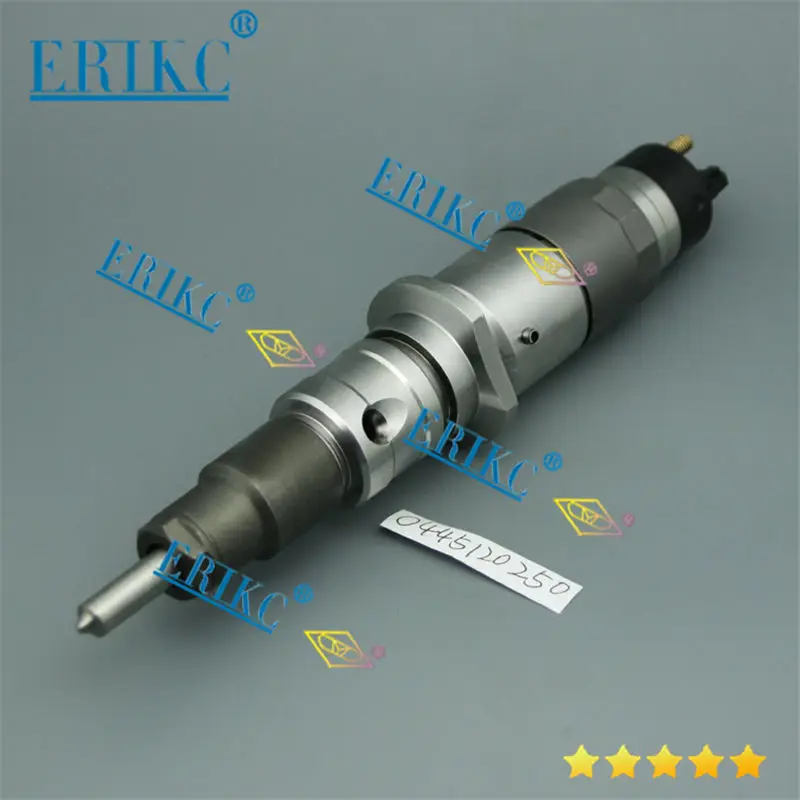 

ERIKC 0 445 120 250 (0986435533) CRIN 1-16 Common Rail Injector 0445120250 Nozzle Injection 0445 120 250 For Yuchai