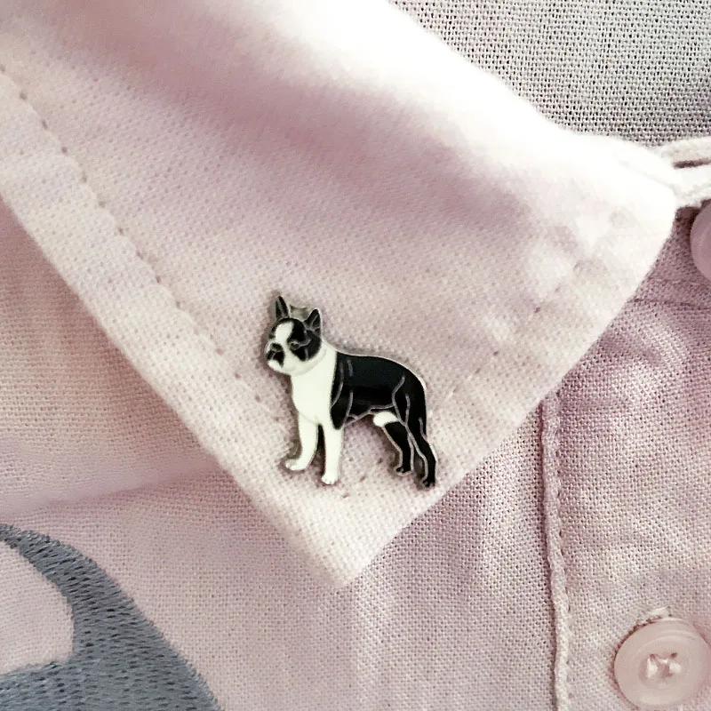 Brooch Pins suit man Pins dogs Pendant Decorated Cute Pug pet Brooches for Jewelry Women Fashion Charm Gifts Badges bag hat