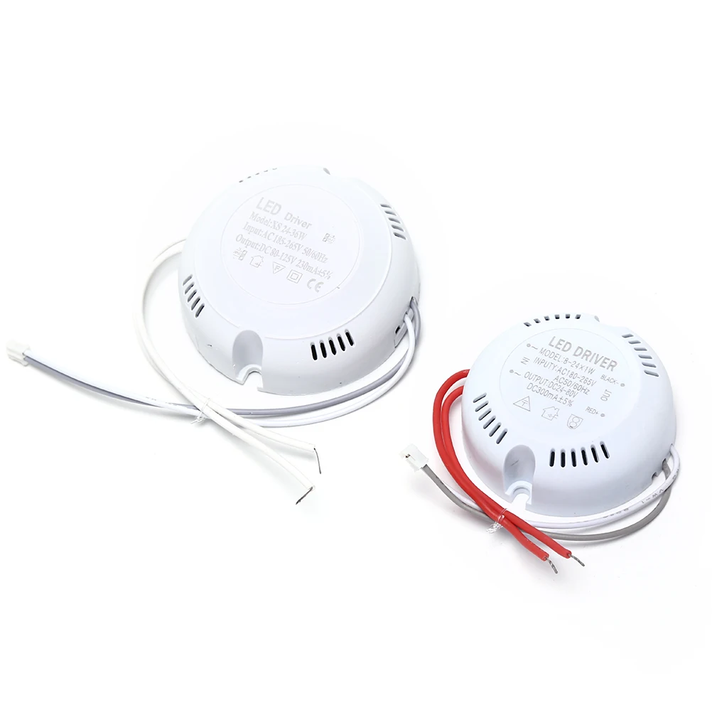 1 Pcs 24W 36w 220v Round Driver LED Driver ceiling Driver Lighting Transform For LED Downlights lights