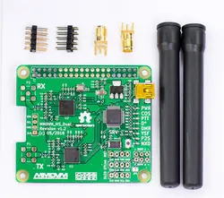 Latest V1.3 MMDVM_HS_Dual_Hat Duplex Hotspot  board +2pcs Antenna Support P25 DMR YSF NXDN For Raspberry pi