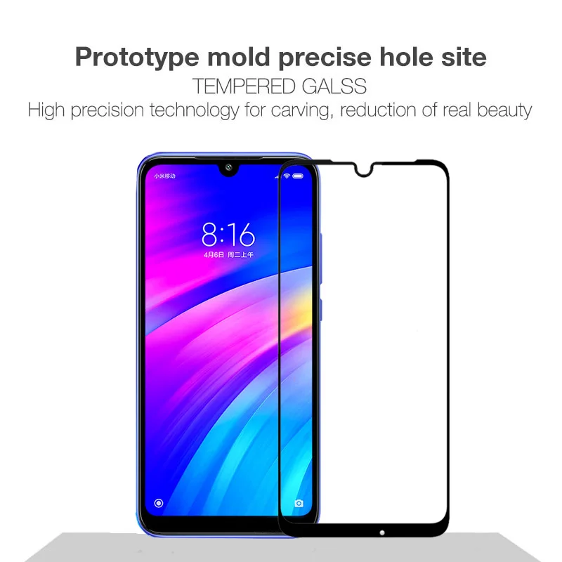 Vidrio Templado nicotind para Xiaomi Redmi 7 7A 6A 4X 4A 5A 5 Plus, Protector de pantalla para Redmi Note 7 6A GO 5A 5 Pro, película de cubierta completa