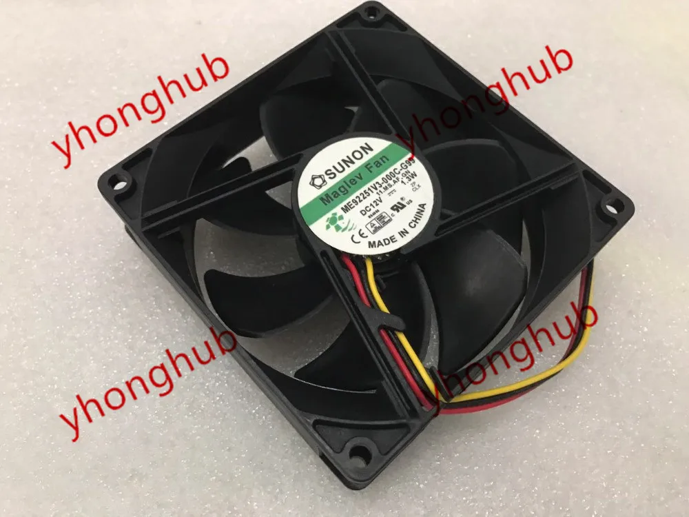 

SUNON ME92251V3-000C-G99 11.MS.AF.GN DC 12V 1.3W 92x92x25mm Server Cooling Fan