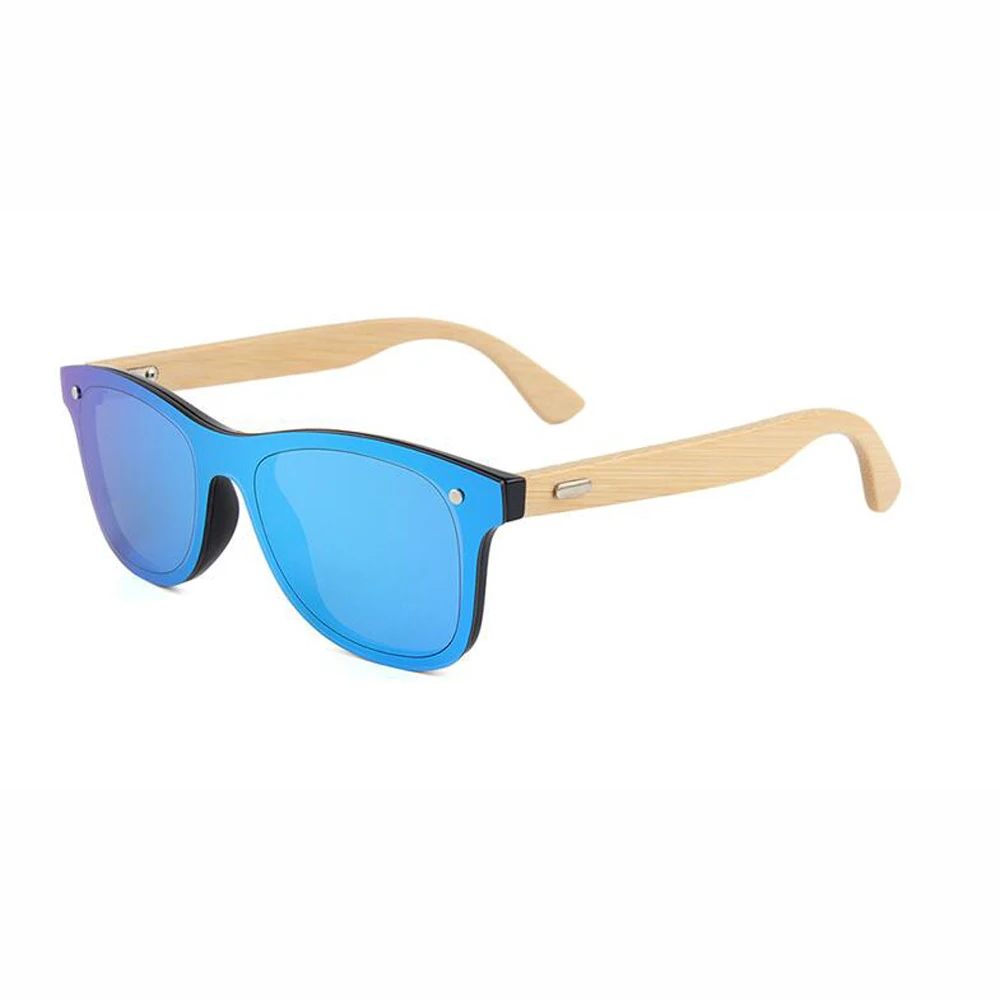 

BerWer 2023 Wood Sunglasses Women Bamboo Legs Sunglass Men Eyewear Accessories Female Male Sun Glasses