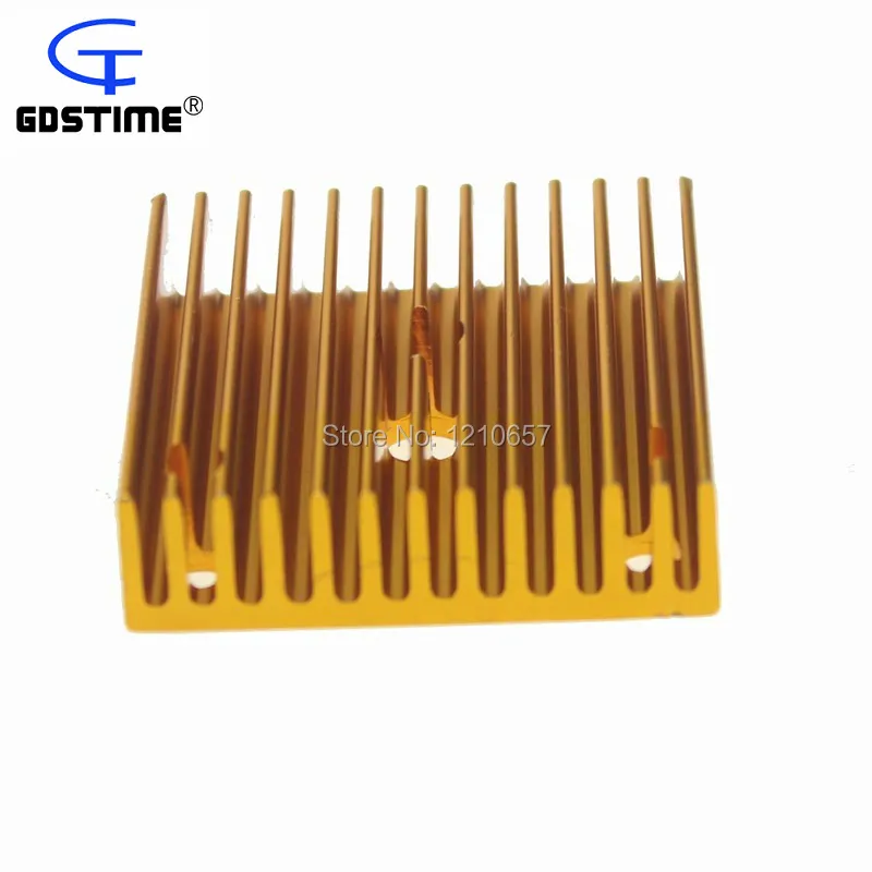 50PCS LOT Aluminium Heatsink 40X40X11mm for MK7 MK8 MK9 Extruder