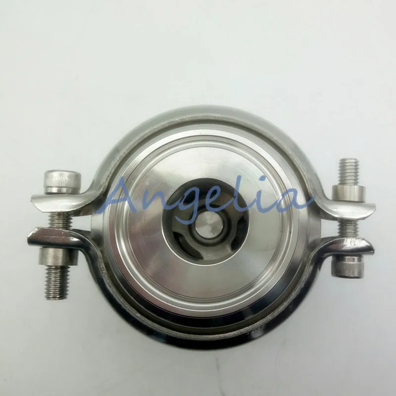 

2-1/2" OD 77 мм, нержавеющая сталь 304, вертикальный санитарный обратный клапан с тройным зажимом