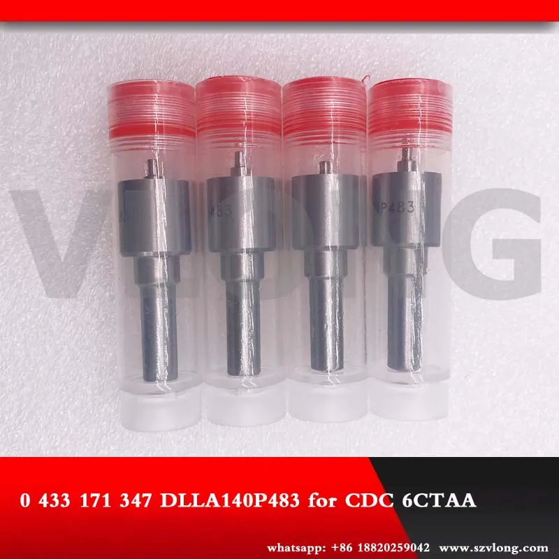 

Diesel Fuel Injection Injector Atomizer Mist Projector Thrower Fuel Coating Gun Spray Nozzle 0 433 171 347 DLLA140P483 For CDC