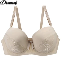 New Sexy Full Cup Push Szie Lingerie Fashion Womens Solid Underwear Adjustment Drag Hook and Eyes Female Casual Ladies Bras