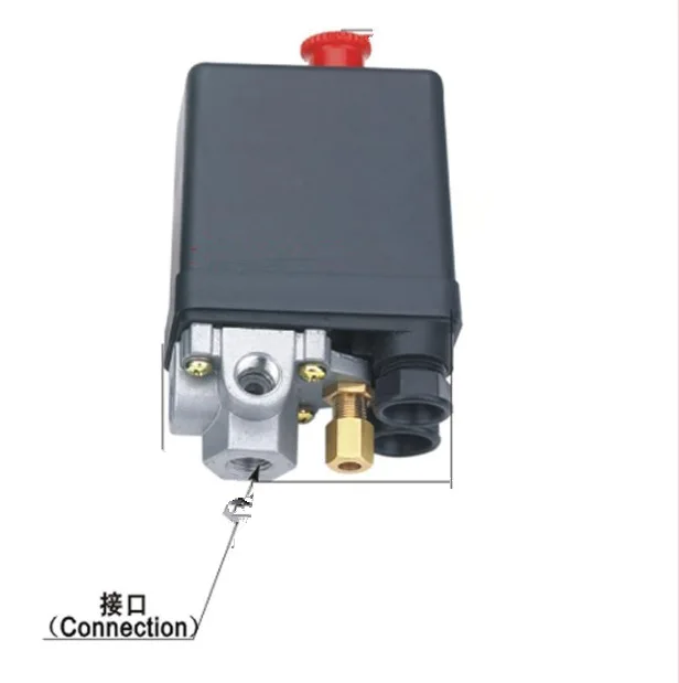 High Quality 90-120psi HeavyDuty Air Compressor Pressure Switch Control Valve 4 Port