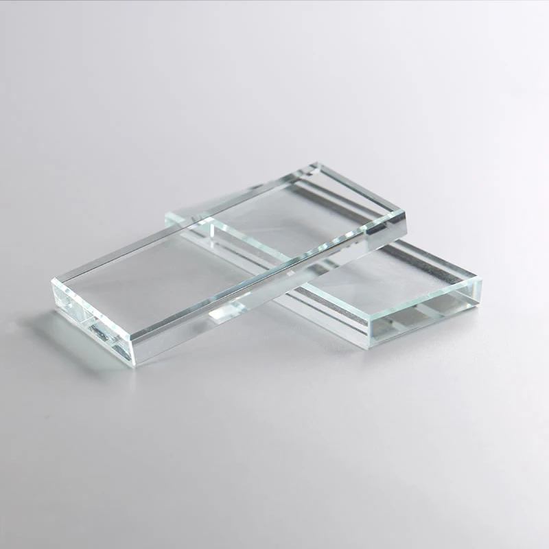 Rectangle-shaped Eyelash Glue Glass Holder False Eyelash Stand False Eyelash Extension Crystal Glass Glue Pallet Accessories