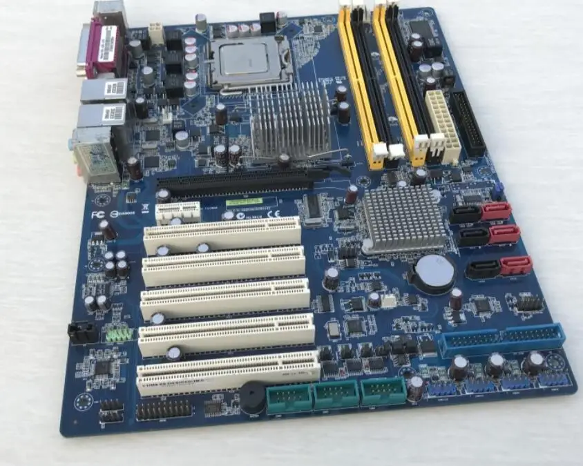 EAX-Q35 100% OK Original IPC Mainboard ATX Industrial Motherboard 5*PCI 2*LAN With CPU RAM