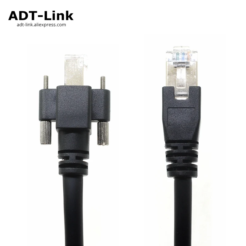 

GIGE Cable Gigabit Ethernet Industrial Digital Camera Cables RJ45 Up Down Screws locking For Dalsa Genie-Nano JAI Camera