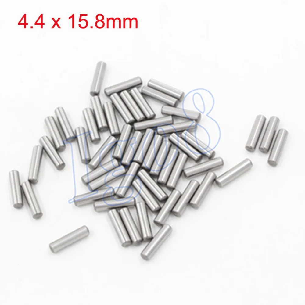 

200PCS Silvery Tone Steel 4.4mm x 15.8mm Dowel Pins