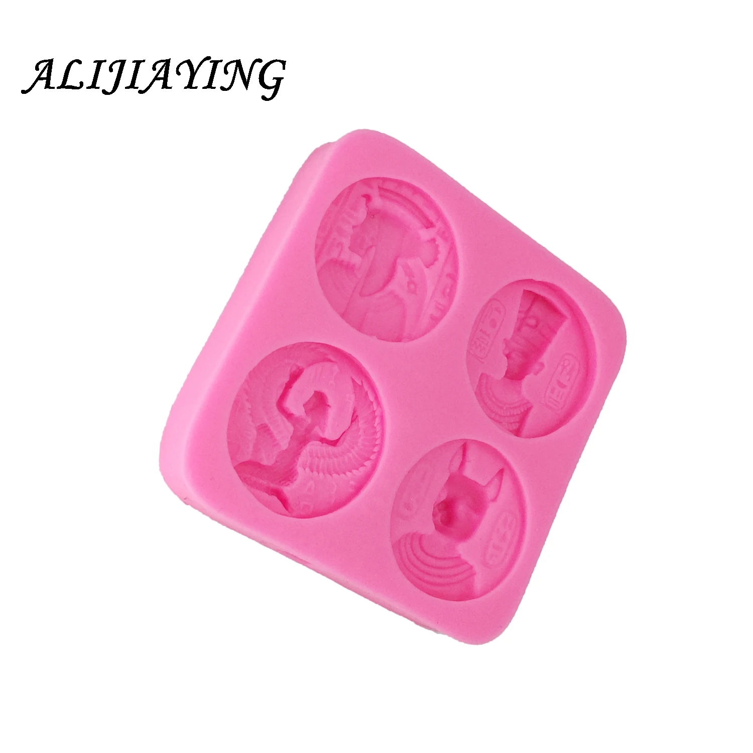 Egyptian Pharaoh Vintage Coin Silicone Fondant Mold Cake tool Decorating molds for cupcakes Safe-resin clay chocolate D1316