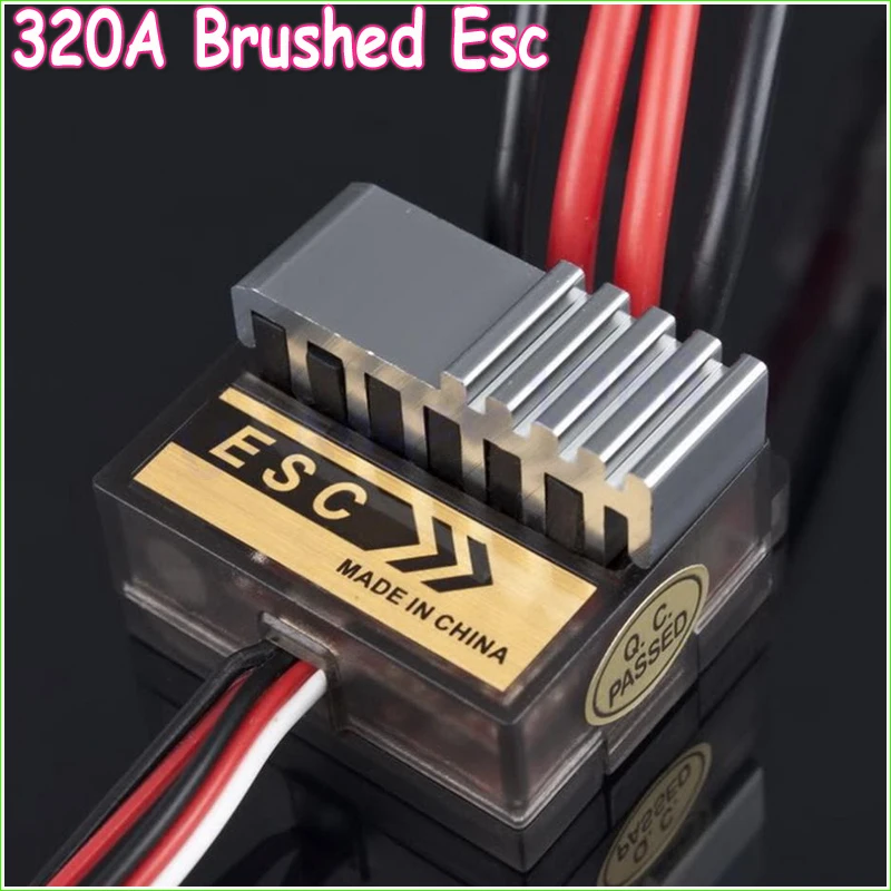 RC 320A Brushed Speed Controller ESC for 1/8 1/10 RC Electric Car Truck Buggy Boat