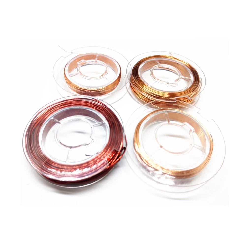 10Meter Magnet Wire 0.2mm 0.3mm 0.5mm 0.6mm Enameled Copper Wire Magnetic Coil Winding For Making Electromagnet Motor Model DIY