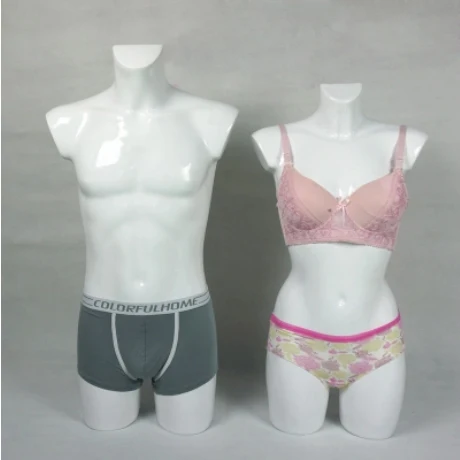 

Best Quality Men and Women Underwear Mannequin Window Clothing Props FRP High-White False Model