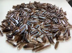 500 Carat Bulk Lot Natural Smokey Quartz Crystal Points (50-60 pcs) Smoky Wands