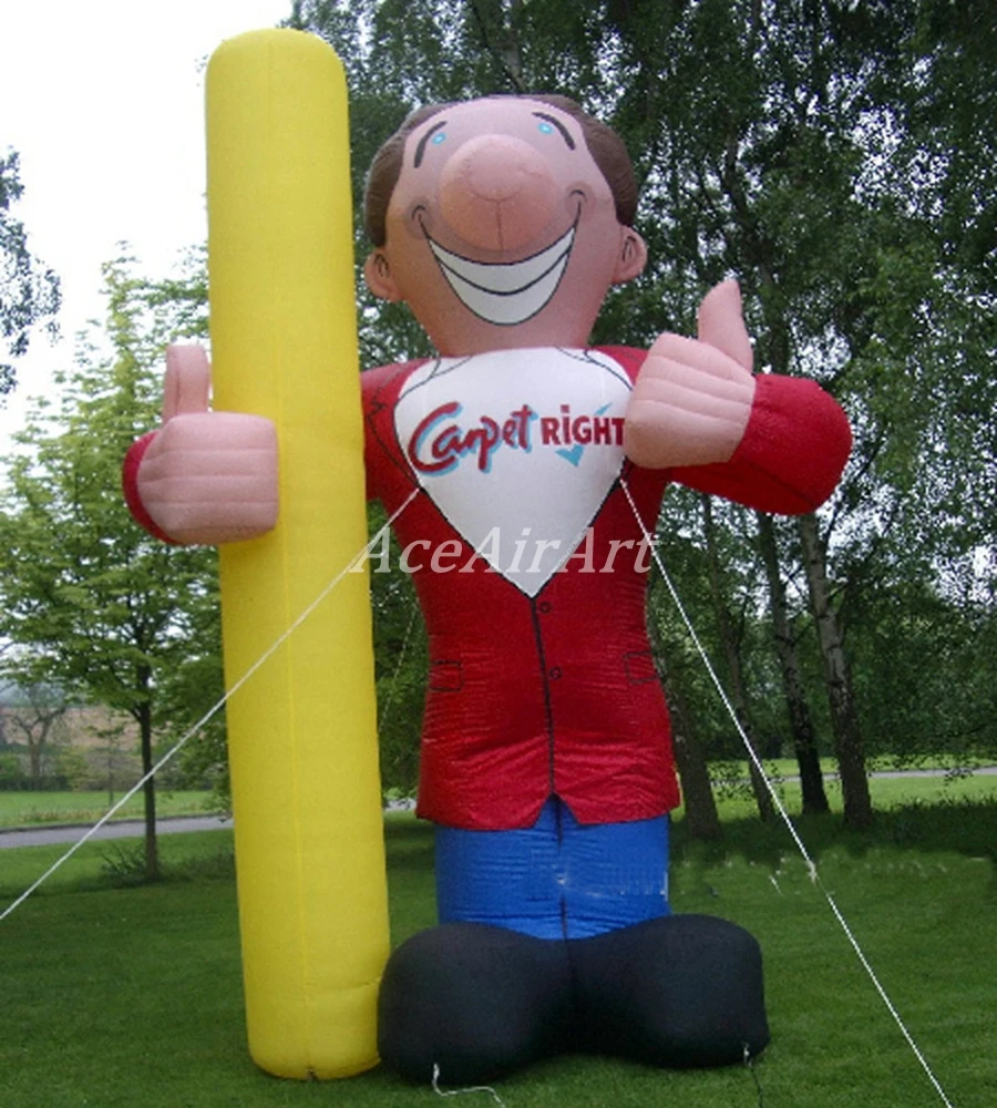 

4m Tall Giant Inflatable Character Reproduction Inflatable Man Model For Advertising Exhibition