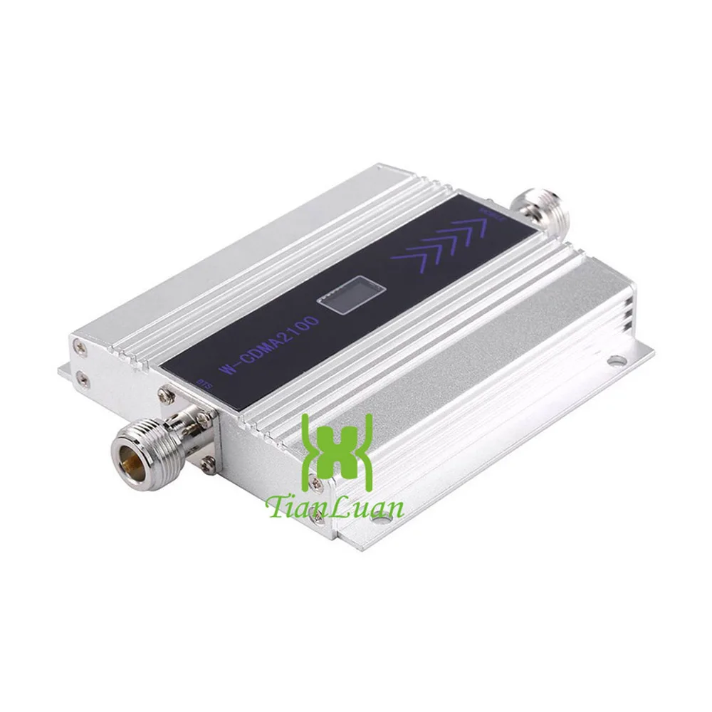 TianLuan 3G W-CDMA 2100MHz Mobile Phone Signal Booster 3G 2100 MHz UMTS Signal Repeater Cell Phone WCDMA Amplifier with Antenna