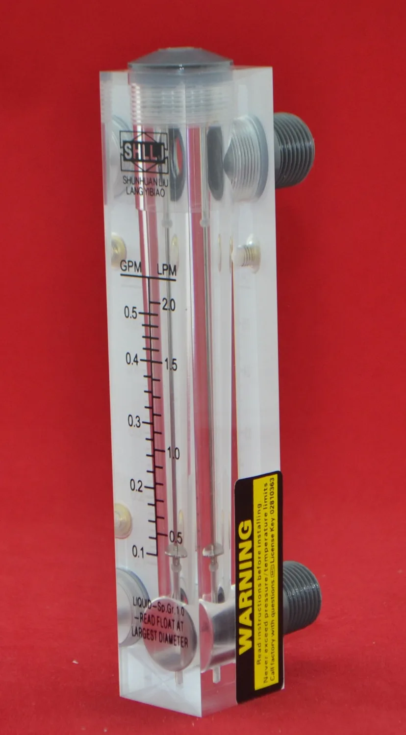 Flowmeter sem Control Valve Flow Meter para H2o Water Liquid Lzm15