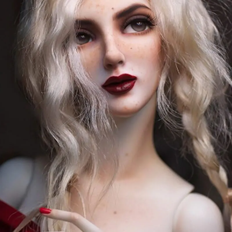 

New BJD SD doll 1/3 Red mouth 65cm Perfect figure girl big joint with high heel Free eyeball premium resin spot makeup