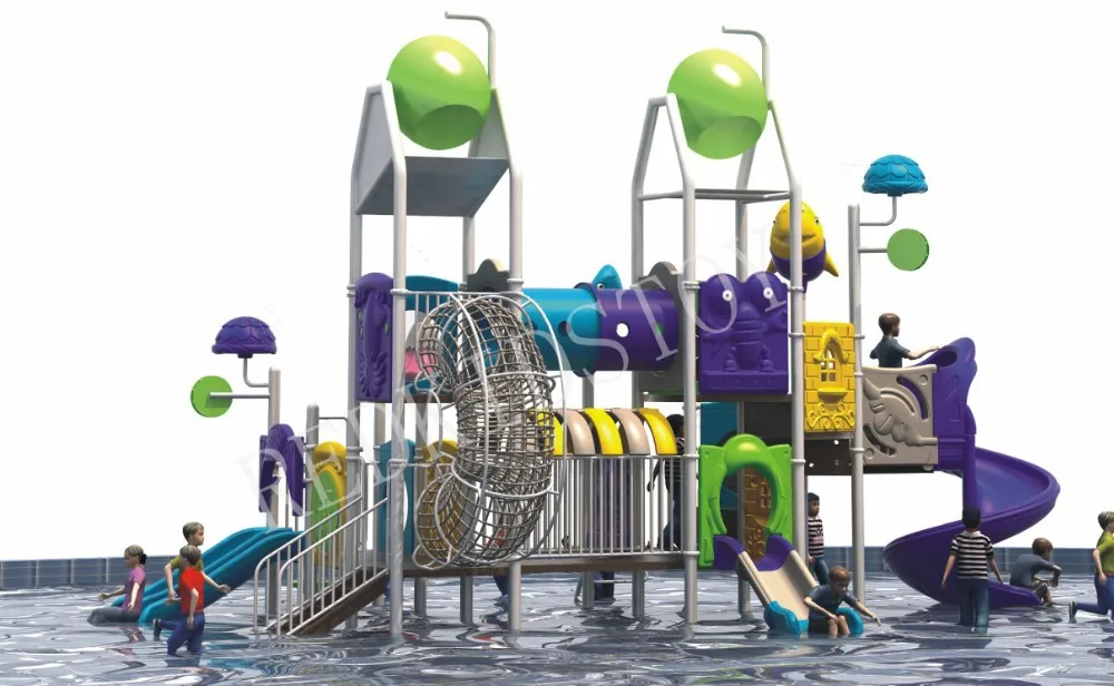 Premium Quality Custom-made Children Water Park Playground For Swimming Pool HZ-SSI005