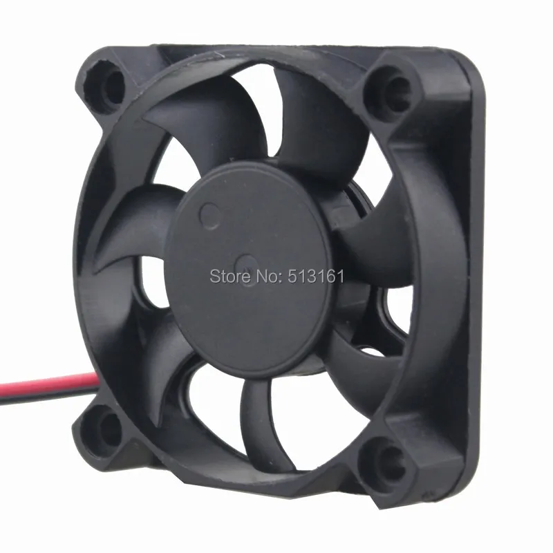 10pcs/lot Gdstime 2Pin 5cm Brushless Cooling Fan 50x50x10mm 12V DC Cooler 50mm