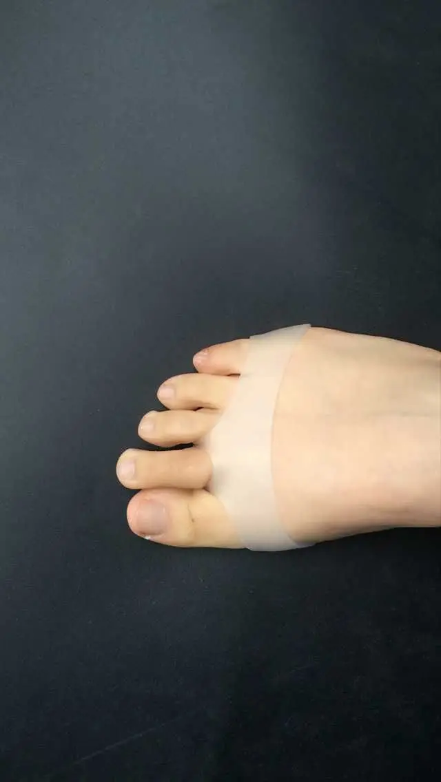 1 Paar Voetverzorging Tool Accessoire Siliconen Gel Kussen Pad Met Gat
