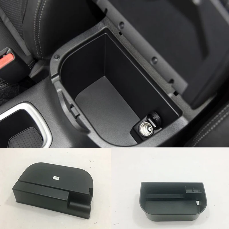 For Nissan Navara NP300 2017 2018 2019 2020 ABS Plastic Car Armrest Storage box Grid Cover Trim Car Styling accessories 1Pcs