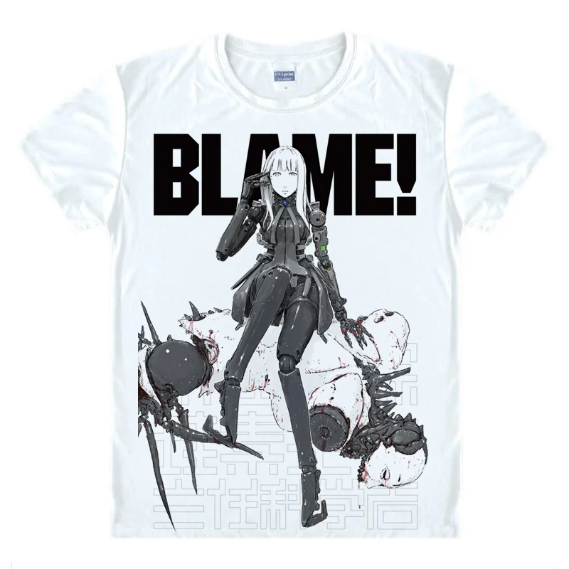 Coolprint Motivs hentai Shirt BLAME T-Shirts Multi-style Short Sleeve Killy, Cibo Anime Cosplay Shirts Kawaii