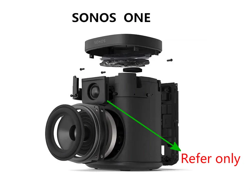 2PCS Tweeter For SONOS PLAY: 1 ONE Audio Speaker Neodymium Silk Film Treble Smart Speaker DIY 20W