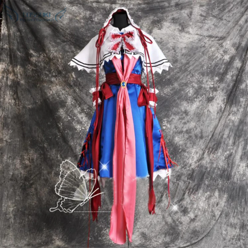 Touhou Project Alice Margatroid Dress Shawl Cosplay Costume , Perfect Custom For You !