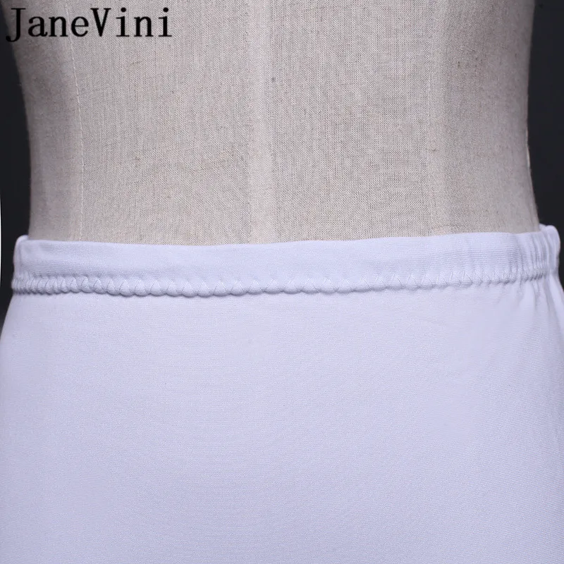 JaneVini – Long jupon sirène pour robe de mariée, blanc, jupon, sous-jupe, Crinoline