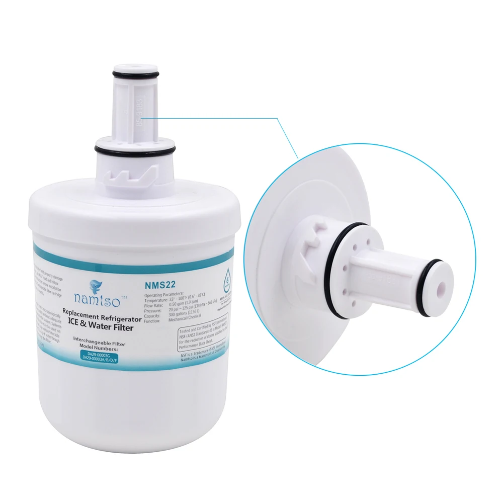 Depuratore di acqua Namtso Nms22 Frigorifero Filtro Acqua Smartwater Cartuccia di Ricambio Per Samsung Filtro Da29-00003g 1 Pezzo