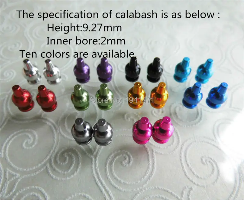 RFDTYGR Aluminum Colored Calabash Self-made Parts For Tamiya and AULDEY MINI 4WD Aluminum Colored Calabash S038 20Pcs/lot