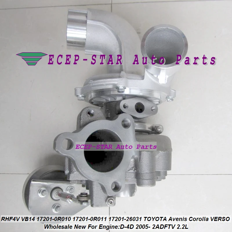 RHF4V VB14 17201-0R010 17201-0R011 VCA10127 VDA10127 Turbo Turbocharger For TOYOTA Avenis Corolla VERSO 2AD-FTV 2ADFTV 2.2L D-4D