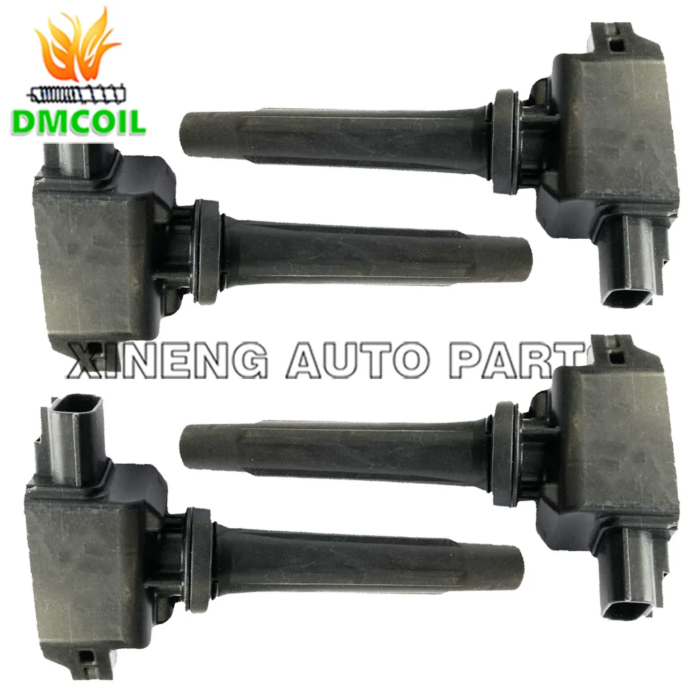 

4 PCS HIGH QUALITY 4 PINS IGNITION COIL FOR MAZDA 3 AXELA ATENZA CX-4 CX-5 1.6L 2.0L (2011-) H6T61271 PE01-18-100A PE20-18-100A