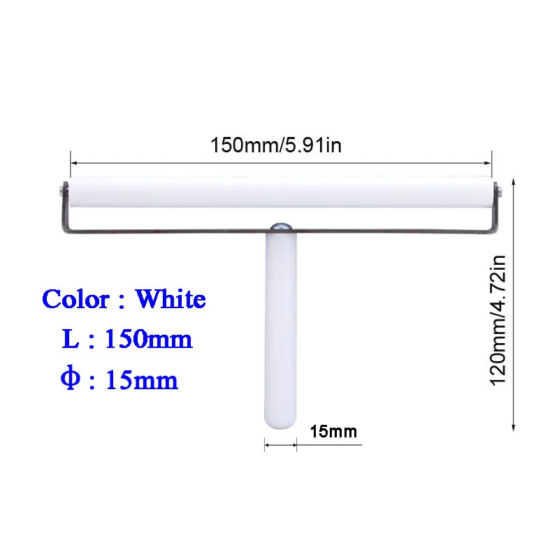 Rodillo de silicona de 150mm para Iphone, Samsung, tableta, portátil, Smartphone, Protector de pantalla, película para pegar LCD, herramientas polarizadas OCA