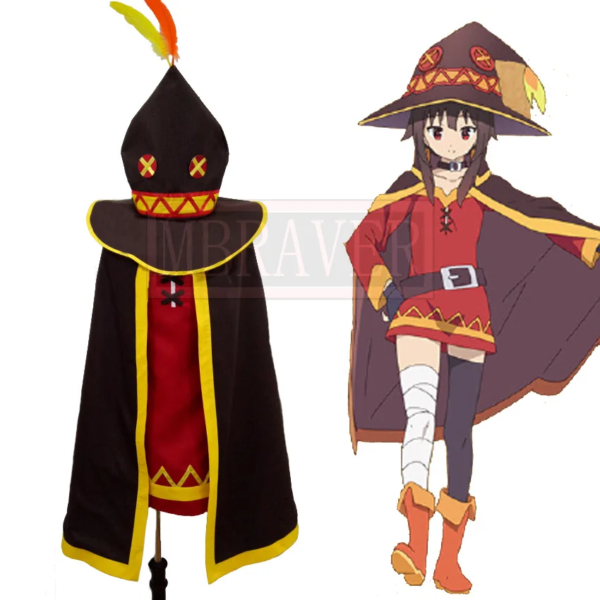Kono Subarashii Sekai ni Shukufuku wo! Megumin Cosplay Costume Custom-Made Any Sizes