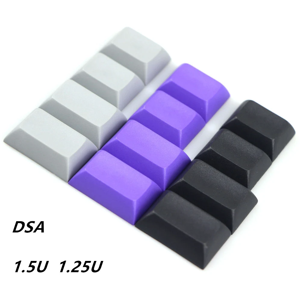 blank dsa pbt keycap 1.25U/1.5U for cherry mx switches mechanical keyboard keycaps